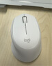 罗技（Logitech）M330 静音鼠标 无线鼠标 办公鼠标 右手鼠标 带无线微型接收器 白色 实拍图
