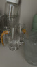 青苹果24K金箔白酒杯套装 酒具无铅水晶玻璃二两分酒器 2壶2杯 实拍图