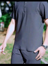 宝财羊爸爸套装夏季短袖t恤男冰丝polo衫运动中老年人上衣服父亲节礼物 实拍图