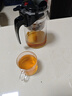 贞喜气 飘逸杯玻璃套装耐热泡茶壶大容量茶水分离懒人泡茶冲茶器过滤 茶杯*4+飘逸沏茶壶 750ml 实拍图