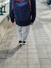 361°裤子夏季男防晒休闲运动裤跑步宽松九分裤束脚裤652414706H-4 实拍图