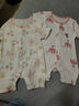 【夏清仓哈衣两件装】 新生婴儿儿连体衣0-1岁薄款宝宝短袖纯棉 夏薄款-两件(粉色樱花+粉郁金香) 66cm (2-4个月/12斤以内) 实拍图