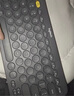 罗技（Logitech）时尚系列 K380 键盘 蓝牙办公键盘 无线键盘 女友 便携超薄键盘 笔记本键盘 黑灰色 实拍图