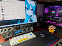 漫步者花再【新品热卖|蓝牙V5.4】Halo SoundBar桌面音箱音响炫彩深渊灯效礼物游戏家用隐藏麦台式笔记本 【影院级音质】破界黑 实拍图