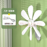 扬子壁扇壁挂式免打孔电风扇家用静音床头小风扇挂墙式大风力宿舍厨房厕所卫生间餐厅墙壁风扇 8叶标准款 实拍图