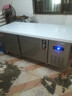厨房太太冷藏工作台商用水吧台沙拉台定做保鲜操作台工作台冷柜冰柜奶茶店设备全套冷冻卧式平冷厨房冰箱 【冷藏款】1.8M-0.8M-0.8M-数显温控 【特厚铜管】节能省电40% 实拍图