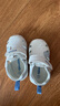 基诺浦（ginoble）宝宝学步鞋夏季季软底透气婴儿凉鞋男女8-18个月儿童机能鞋GB2203 白色/浅灰色/纯净蓝 18 110mm 适合脚长106-115mm 实拍图