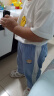 Classic Teddy童装儿童裤子男女童防蚊裤纯棉运动休闲裤薄款灯笼裤 灰蓝 90  实拍图