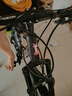 飞鸽（FLYING PIGEON）山地自行车成人男女变速山地车青少年中小学生车越野户外骑行单车 【高碳钢】G8002代-辐条轮-黑色 24寸轮组（适合145-170cm） 24速标准版 实拍图