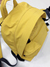 Lee时尚帽檐双肩包2026新款户外亲子旅游轻便背包大容量通勤学生书包 姜黄色（小号/可放9.7寸ipad） 实拍图