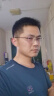 依视路（ESSILOR） 新款商务男镜架时尚镜框女配依视路镜片近视定制眼镜网上配镜 钛金属-半框-4017BK-黑色 镜框+依视路A4防蓝光1.56现片 实拍图