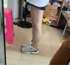卡帕（Kappa）氢轨鞋厚底银色老爹鞋女夏季透气网面鞋休闲运动跑鞋 奥运灰 36.5 实拍图
