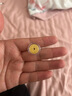 周六福  黄金女款足金999钱币福运金币金豆 计价 万事如意 (背面:心想事成) - 1g 实拍图