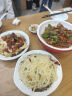牛排盘西餐盘高端釉下彩餐具家用高级感轻奢欧式玉蝶花边早餐盘 8.5英寸抹茶绿浅盘 2个装 实拍图