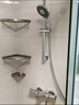 高仪（GROHE）原装进口恒温淋浴花洒套装 4按键130MM空气手持花洒组合26107000 【升级冷触款】有下出水 实拍图