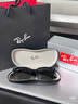 雷朋（RayBan）太阳镜大框眼镜修饰显脸小户外墨镜0RB4392D礼物礼物 601/81黑色镜框深灰色偏光镜片 尺寸66 实拍图