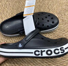 卡骆驰crocs洞洞鞋贝雅卡骆班轻便耐磨一脚蹬休闲鞋|205089 深蓝/辣椒红-4CC 45 (290mm) 实拍图