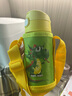 膳魔师（THERMOS） 水杯男女吸管杯小学生Tritan塑料杯子便携450ml F4011T 黄色 450ml 实拍图