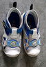 江博士夏季男女童舒适休闲宝宝学步鞋透气幼儿童鞋 潮流百搭儿童凉鞋 米/蓝 23 脚长约13.7-14.3 实拍图