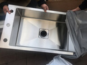 曼巴顿（MABATON） 6543C水槽4MM加厚304不锈钢手工水槽套餐台下大单槽 台控-配110龙头 750x430x220mm 实拍图