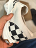 VANS范斯中性鞋Slip-On VR3低帮经典帆布鞋休闲鞋 一脚蹬 棋盘格 36.5 实拍图