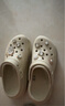 卡骆驰（crocs）男女泡芙洞洞鞋户外休闲时尚厚底一脚蹬沙滩鞋 207521-2Y2 36-37 实拍图