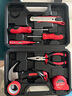 卡夫威尔家用五金工具箱套装维修电讯木卷尺钳子螺丝刀锤改锥包8件 H5243A 实拍图