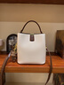 CALWAN KEODH包包女包小众斜挎单肩水桶轻奢时尚高级感百搭生日礼物送女友老婆 【奶昔白】品牌简约通勤包实用走心女生闺蜜 实拍图