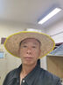 智宙草帽大号农民农用下田编织草帽遮阳防晒工地工用帽子男儿 包边麦秆草帽 41.5-42厘米 实拍图