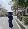 JCZS德国品牌迷你七折太阳伞生防晒防紫外线便携小巧晴雨两用遮阳伞 胶囊盒-七折-曜石黑 三折168股 x 92cm 实拍图