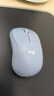 罗技（Logitech）M221 轻音鼠标 无线鼠标 办公鼠标 对称鼠标 带无线微型接收器 雾霭蓝 实拍图