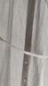 无印良品（MUJI）女式 凉感 短袖衬衫连衣裙女装裙子纯棉25年夏季长裙凉感物语 灰色条纹 L (165/88A) 实拍图