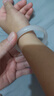 周六福（ZLF）  白月光玉髓手镯女宽条白透新中式国风送女友礼物 55mm 实拍图