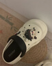 卓诗尼厚底洞洞鞋女新款夏季可爱凉拖一脚蹬防滑防臭运动凉鞋 白色 36 实拍图