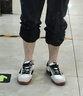 马登箭头德训鞋男春季平底板鞋美式休闲复古阿甘小白鞋网面透气运动鞋 米白色 41 男码-偏大一码 实拍图