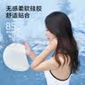 京东京造 硅胶泳帽女士长发防水帽凹凸防滑颗粒游泳帽时尚游泳装备柔粉 实拍图