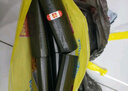 利得平口垃圾袋600只单面0.8丝黑色45*50cm厚款塑料袋家用办公经济款 实拍图