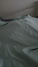 蕉内（Bananain）王一博同款305H纯棉睡衣男女士100%棉情侣家居服短袖短裤套装夏季 【短裤款素色-男】奶油绿 3XL 实拍图