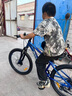 喜德盛（xds）山地自行车小王子变速车7速青少年学生成人通勤运动骑行单车公路 蓝银色 轮径24吋 实拍图
