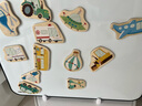 Hape(德国)儿童早教益智玩具磁性磁力贴冰箱贴海陆空磁力载具套E2008 实拍图