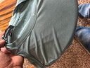 真维斯（JEANSWEST）网眼t恤男夏季短袖显瘦百搭半袖青少年透气凉感宽松纯色速干上衣 豆绿 2XL (体重150斤-170斤) 实拍图