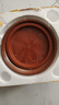 斗途园艺 紫砂花盆 红陶土梅花盆 兰花盆 盆景花盆  粗陶瓷花盆 带托盘 托盘一个盆配一个 大 实拍图