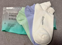 全棉时代男女袜子情侣全棉5A抗菌透气中长筒袜短筒袜4双装 实拍图