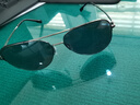 帕森（PARZIN）偏光太阳镜男 范丞丞同款双梁飞行员框眼镜 防晒驾驶潮墨镜PZ8380 实拍图