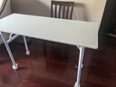 舒客艺家电脑桌台式折叠桌学生宿舍简易书桌家用学习桌办公写字桌小桌子 折叠桌120*50cm(加厚加固) 实拍图