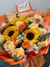 领香鲜花速递香槟玫瑰花束送女友老婆生日礼物全国同城配送 52朵粉玫瑰花束—满天星辰 实拍图