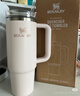 STANLEY巨无霸吸管杯水杯保温杯大容量不锈钢杯子车载办公887ML-晶粉色 晒单实拍图