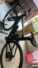 骓特R5pro二代碳纤维公路车全隐藏内走线碟刹弯把变速男女竞赛自行车 RS-24速油碟（铝轮）碳把-哑黑 50cm（175-180身高） 实拍图