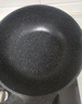 炊大皇 炒锅不粘锅 麦饭石色平底多用煎炒锅28cm 磁炉通用倾城QCM28WO 实拍图