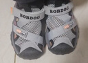 巴布豆（BOBDOG）童鞋男童包头沙滩鞋夏季软底时尚儿童凉鞋 105532008 浅麻灰/黑33 实拍图